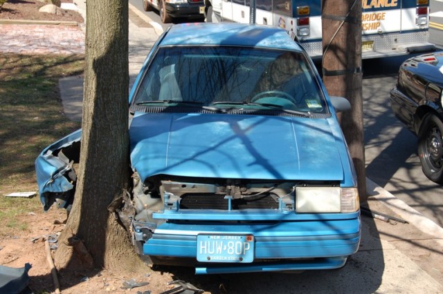 Almost made it through. MVA Green Street and Benjamin Avenue March 30, 2008.